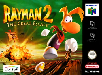 Rayman 2 - The Great Escape (Europe) (En,Fr,De,Es,It) box cover front